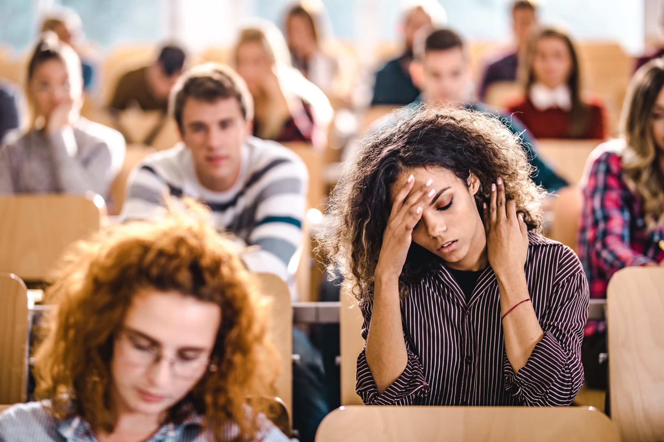 College Student with Depression